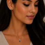 نیم ست نقره زنانه مدل NWE K42 - Image 2