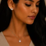 نیم ست نقره زنانه مدل NWE K49 - Image 2