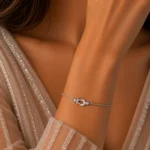 دستبند نقره زنانه مدل DEF K51 - Image 4
