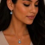نیم ست نقره زنانه مدل NWE K41 - Image 2