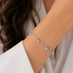 دستبند نقره زنانه مدل DEF K42 - Image 4