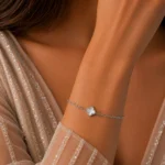 دستبند نقره زنانه مدل DEF K61 - Image 4