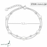 دستبند نقره زنانه مدل DEF K47 - Image 2