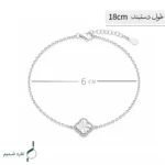 دستبند نقره زنانه مدل DEF K62 - Image 2
