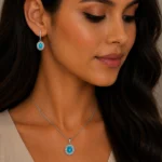 نیم ست نقره زنانه مدل NWE K38 - Image 2