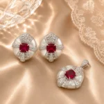 نیم ست نقره زنانه مدل NWE K55 - Image 7
