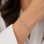 دستبند نقره زنانه مدل DEF K39 - Image 5