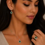 نیم ست نقره زنانه مدل NWE K36 - Image 2