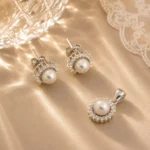 نیم ست نقره زنانه مدل NWE K47 - Image 3