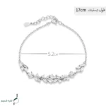 دستبند نقره زنانه مدل DEF K38 - Image 2