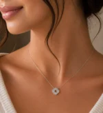 گردنبند نقره زنانه مدل CNE K13 - Image 3