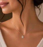 گردنبند نقره زنانه مدل CNE K17 - Image 4