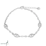 دستبند نقره زنانه مدل DEF K55