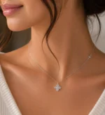 گردنبند نقره زنانه مدل CNE K14 - Image 4