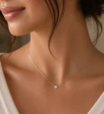 گردنبند نقره زنانه مدل CNE K01 - Image 4