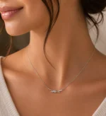 گردنبند نقره زنانه مدل CNE K10 - Image 2