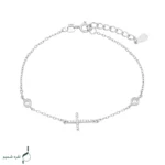 دستبند نقره زنانه مدل DEF K60