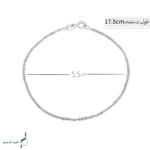 دستبند نقره زنانه مدل DEF K65 - Image 3