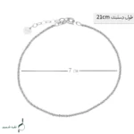 دستبند نقره زنانه مدل DEF K67 - Image 3