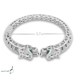 دستبند نقره زنانه مدل DEF K68 - Image 2