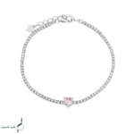 دستبند نقره زنانه مدل DEF K39