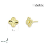 گوشواره نقره زنانه مدل GRL K02 - Image 3