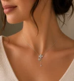 گردنبند نقره زنانه مدل CNE K04 - Image 3