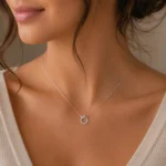 گردنبند نقره زنانه مدل CNE K09 - Image 3