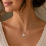 گردنبند نقره زنانه مدل CNE K16 - Image 4