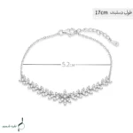 دستبند نقره زنانه مدل DEF K46 - Image 2