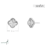 گوشواره نقره زنانه مدل GRL K05 - Image 3