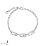 دستبند نقره زنانه مدل DEF K48
