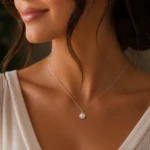 گردنبند نقره زنانه مدل CNE K10 - Image 4