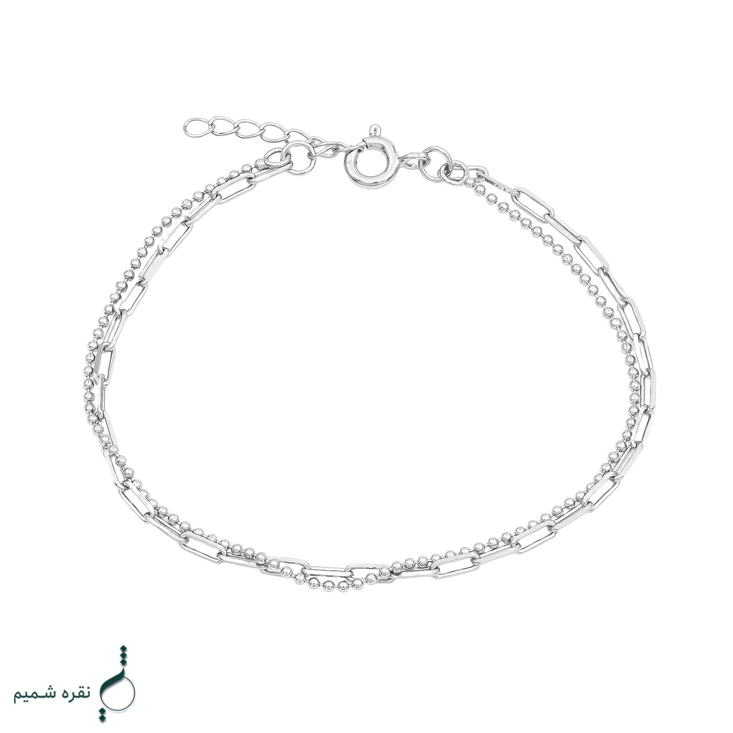 09 copy دستبند نقره زنانه مدل DEF K49 - Image 1