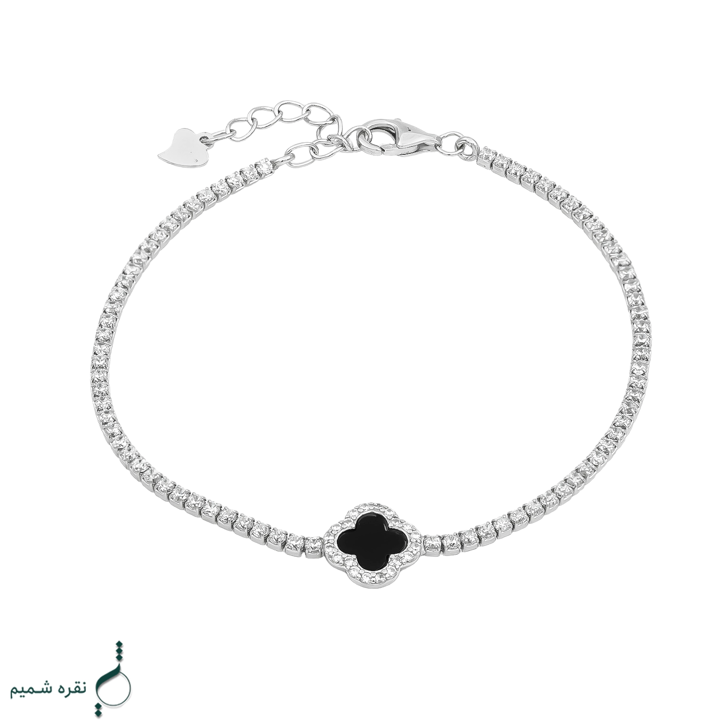 1 دستبند نقره زنانه مدل DEF K71 - Image 1
