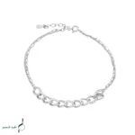 دستبند نقره زنانه مدل DEF K70