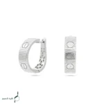 گوشواره نقره زنانه مدل GRL K01