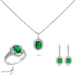 نیم ست نقره زنانه مدل NWE K37