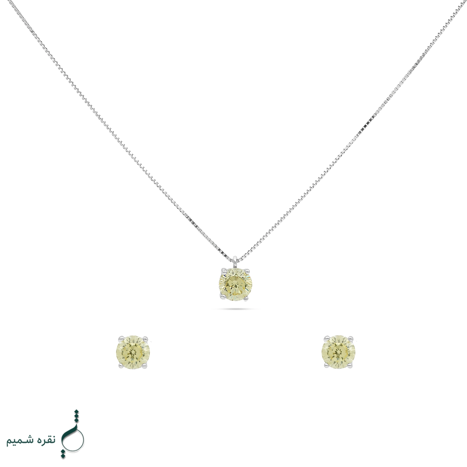 1 نیم ست نقره زنانه مدل NWE K56 - Image 1