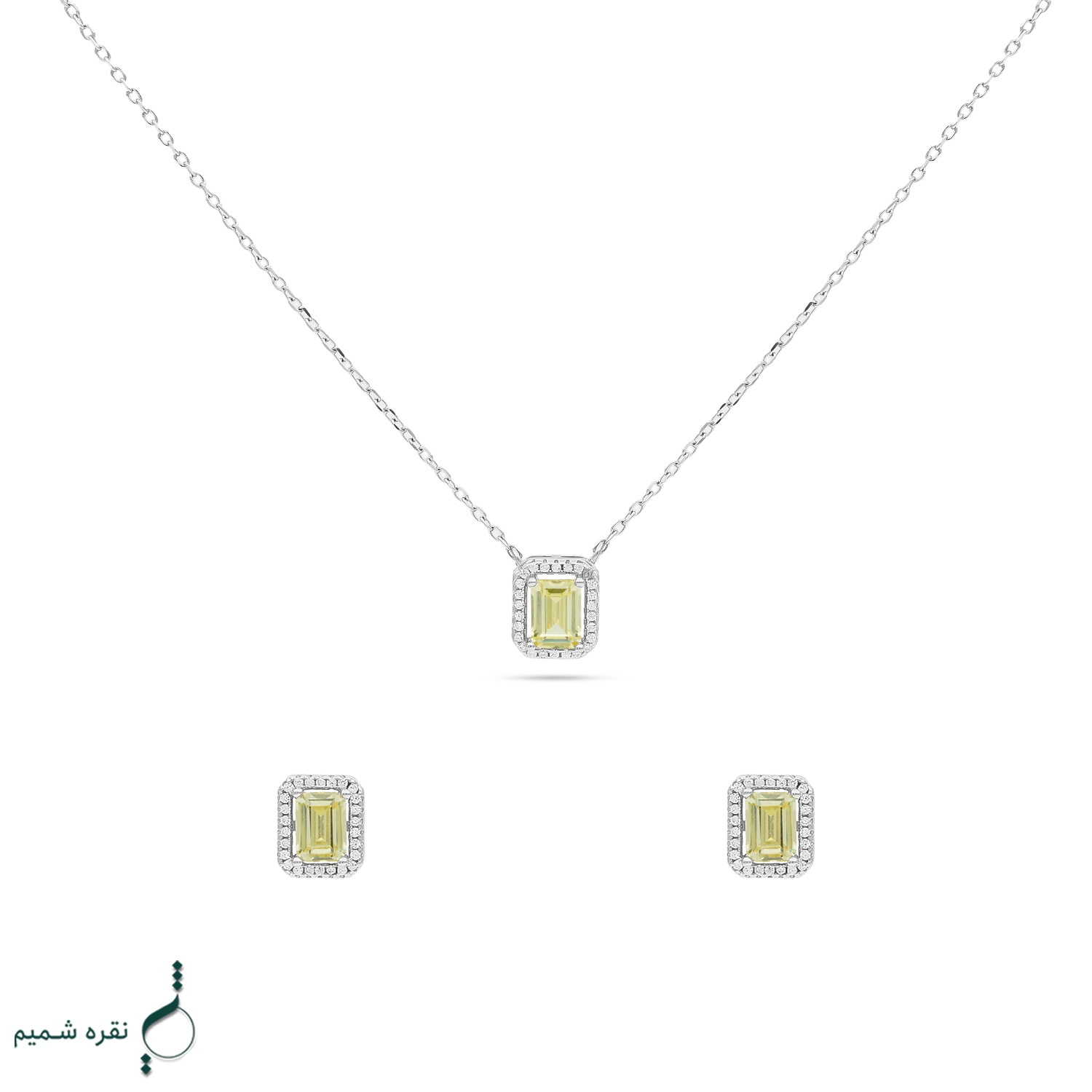 1 نیم ست نقره زنانه مدل NWE K53 - Image 1