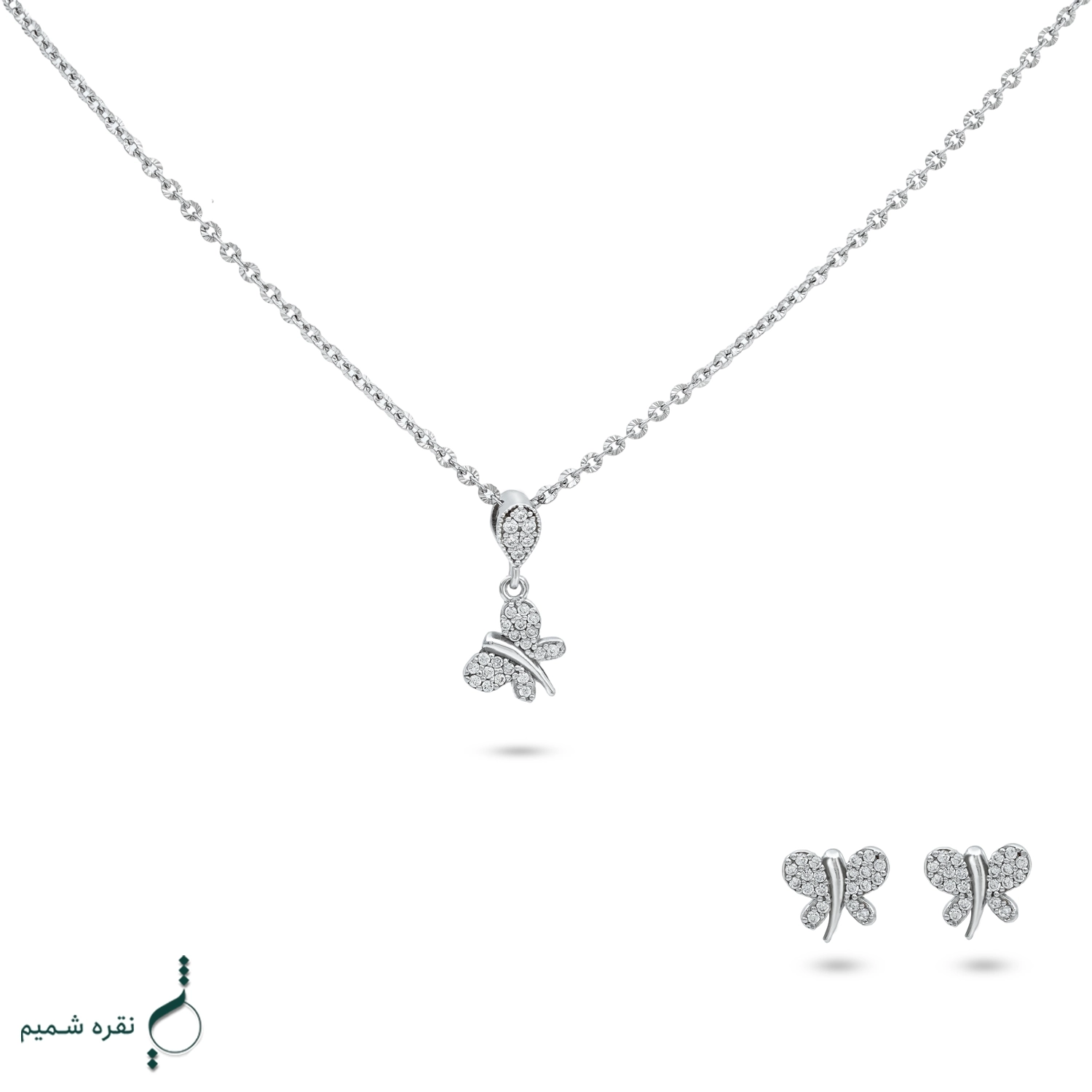 1 نیم ست نقره زنانه مدل NWE K31 - Image 1