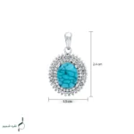 نیم ست نقره زنانه مدل NWE K38 - Image 4