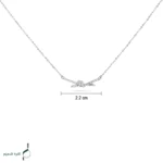 گردنبند نقره زنانه مدل CNE K11 - Image 3