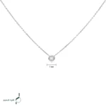 گردنبند نقره زنانه مدل CNE K01 - Image 3