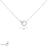 گردنبند نقره زنانه مدل CNE K15 - Image 4