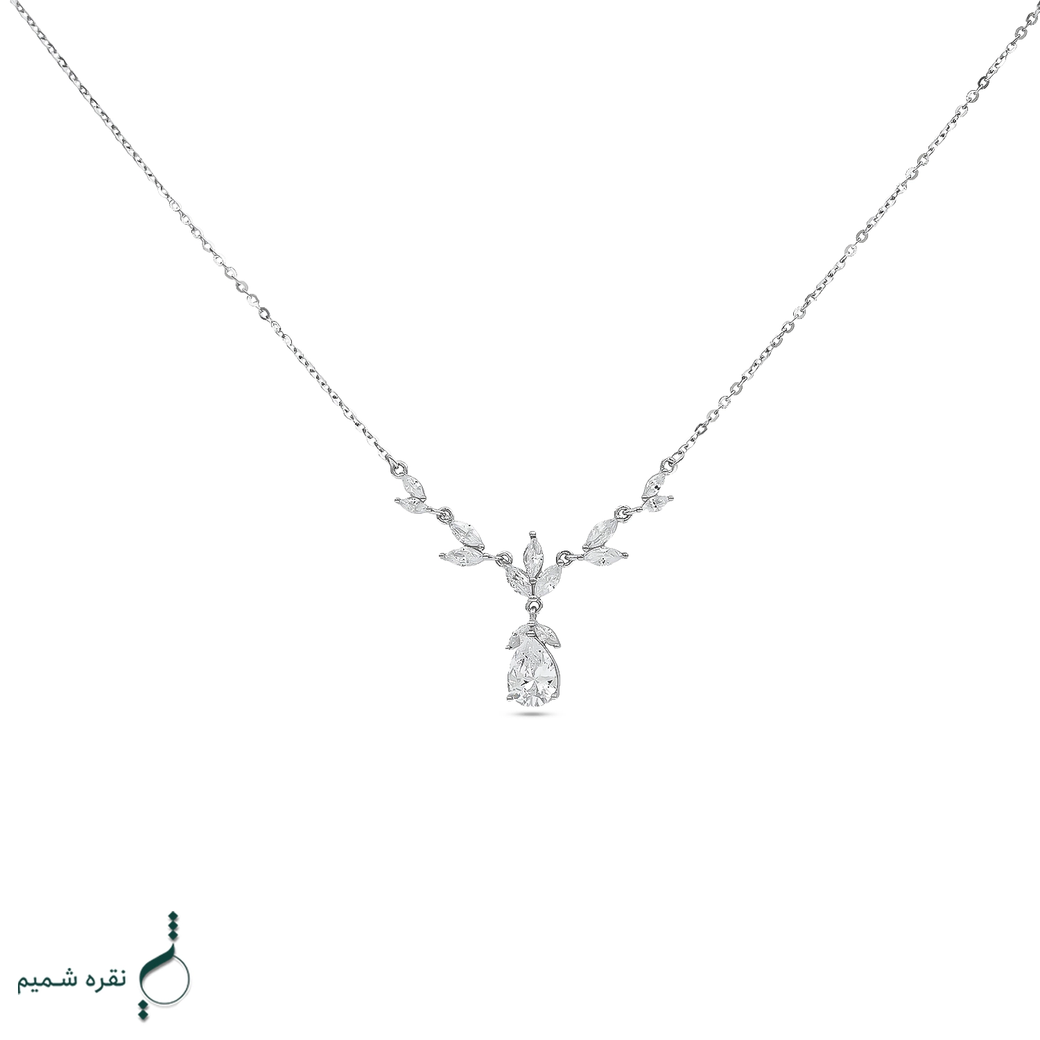 17e copy 2 گردنبند نقره زنانه مدل CNE K02 - Image 1