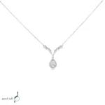 گردنبند نقره زنانه مدل CNE K18