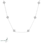 نیم ست نقره زنانه مدل NWE K60 - Image 6