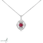 نیم ست نقره زنانه مدل NWE K55 - Image 6