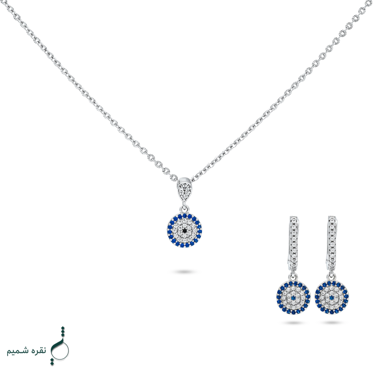 2 نیم ست نقره زنانه مدل NWE K30 - Image 1